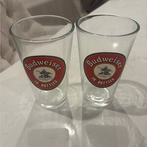 Anheuser-Busch Budweiser Glass Set (2)